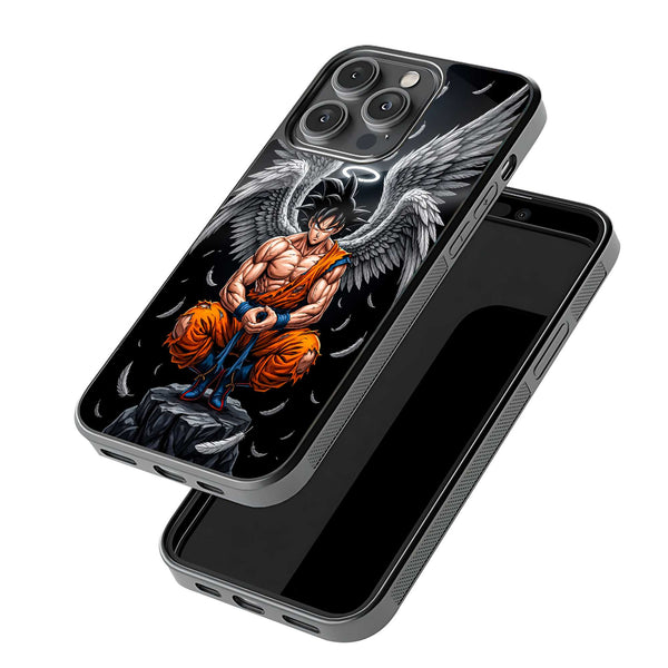 Angel Goku Glass Case image 2