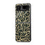 Gold Abstract Pattern Samsung Z Flip Glass Case image 0