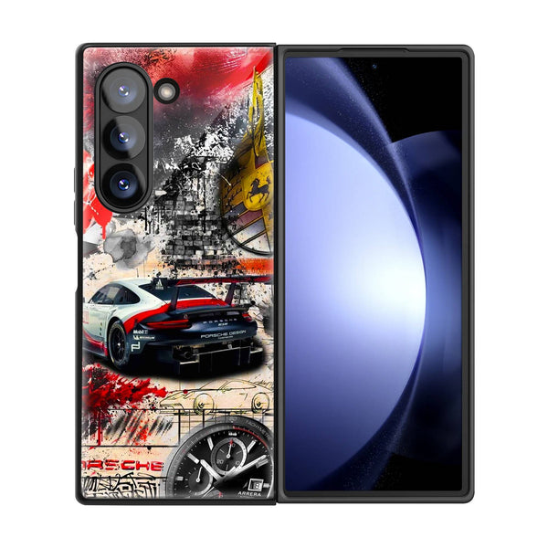 Porsche Samsung Z Fold Glass Case image 2
