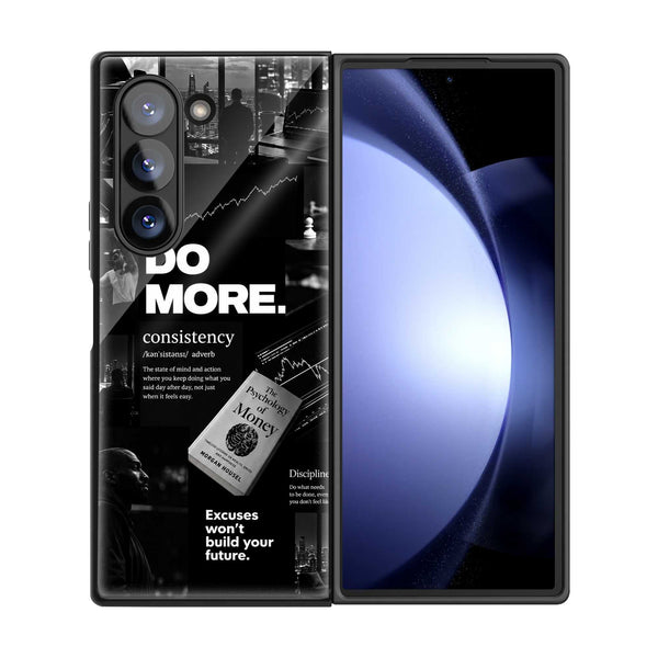 Discipline Mode Samsung Z Fold Glass Case