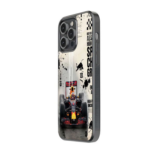 Red Bull Grunge Glass Case image 1