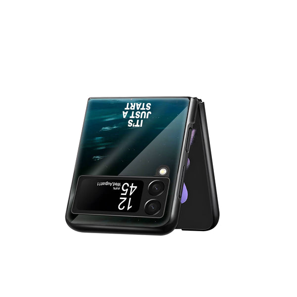 Just a Start Samsung Z Flip Glass Case image 2