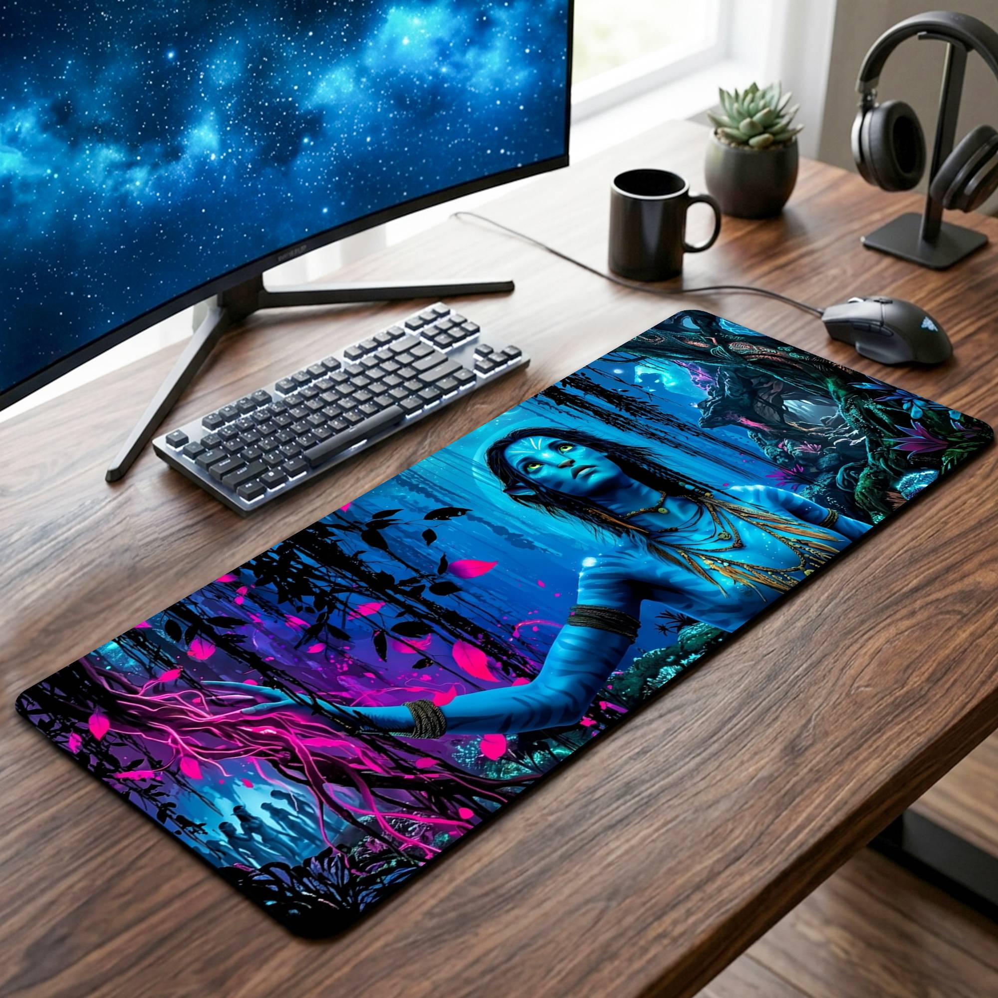 Neytiri Desk Mat - 12 x 32 Inch image