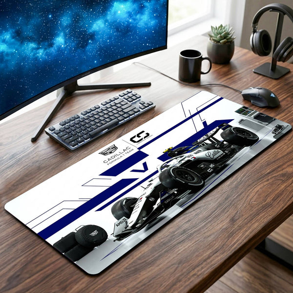 Formula 1 Car Desk Mat - 12 x 32 Inch image