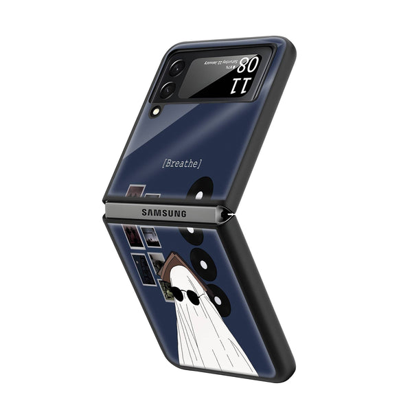 Breathe Samsung Z Flip Glass Case image 1