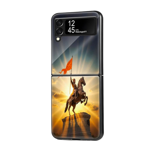 The Maratha Pride Samsung Z Flip Glass Case image 0