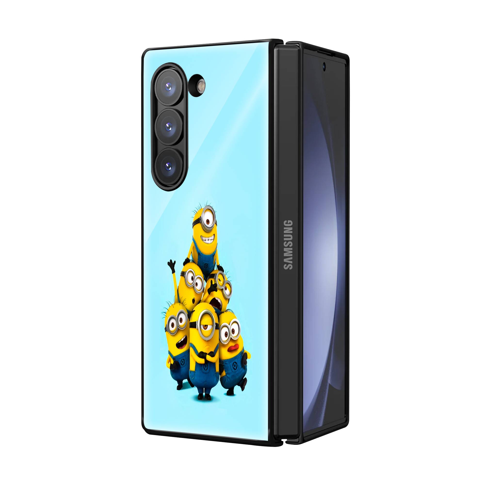 Minions Army Samsung Z Fold Glass Case Secondary image
