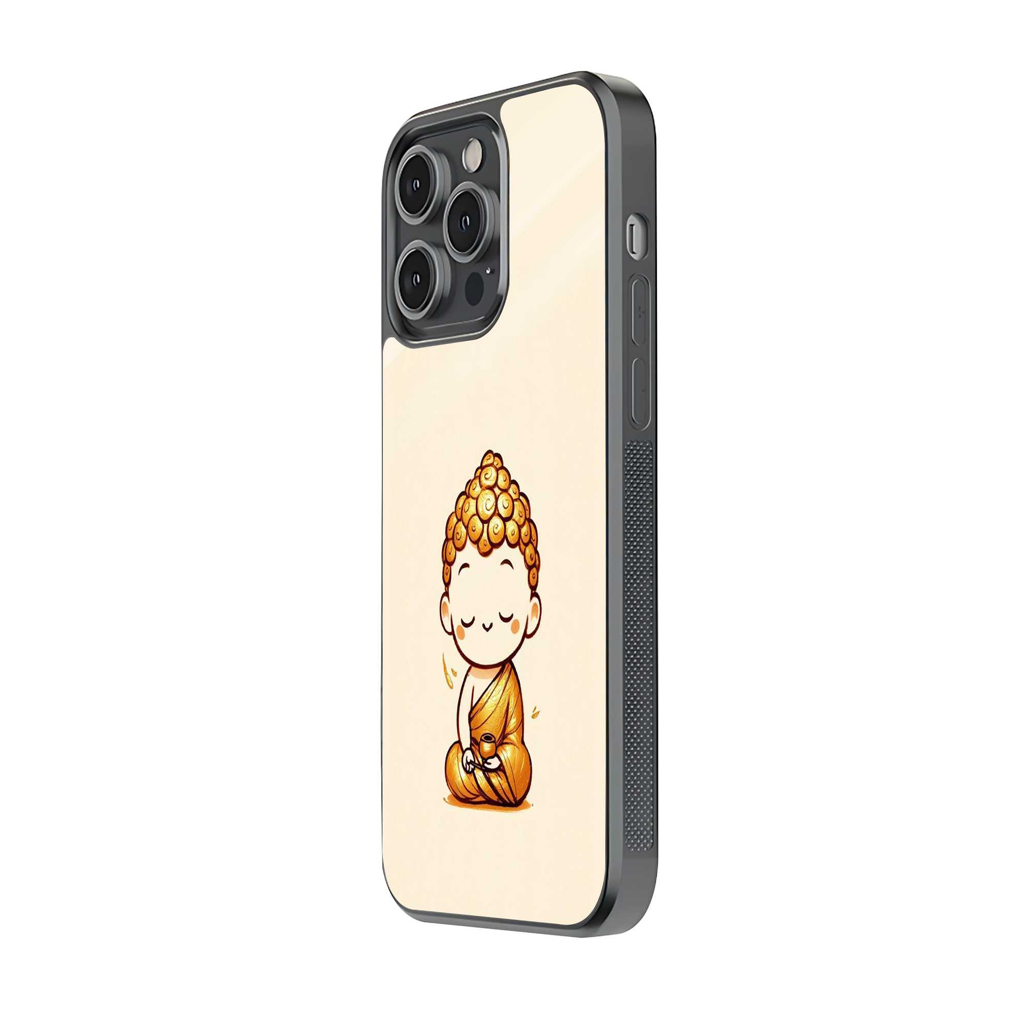 Chibi Buddha Glass Case Secondary image