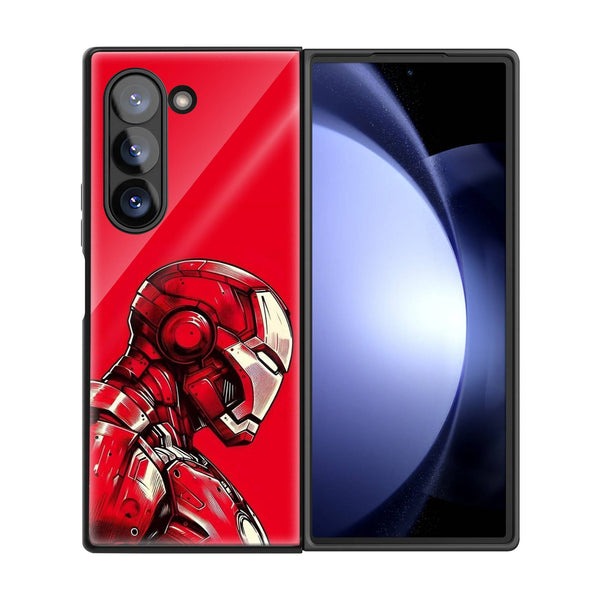 Iron Man Samsung Z Fold Glass Case image 2