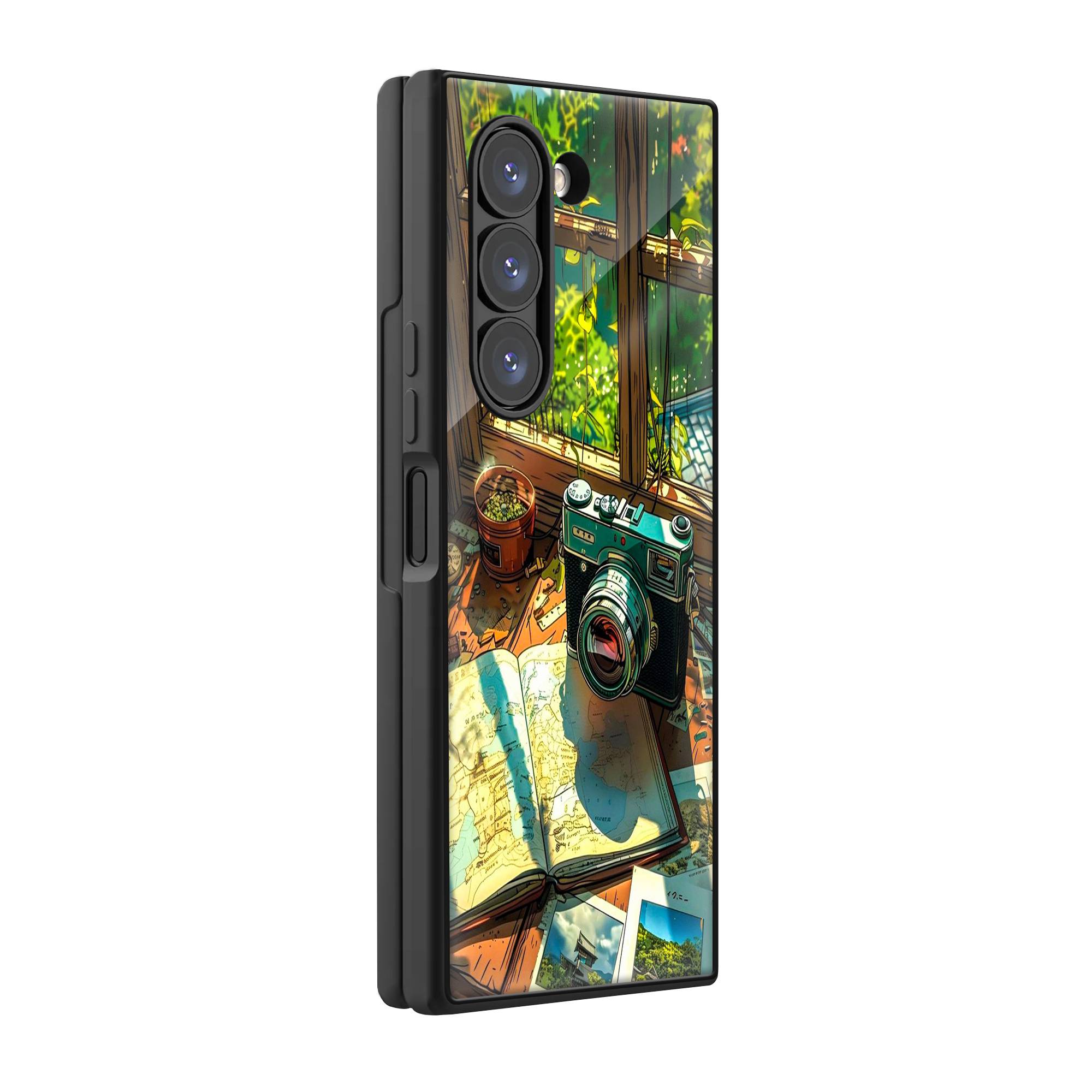 Travel Camera Samsung Z Fold Glass Case image 0