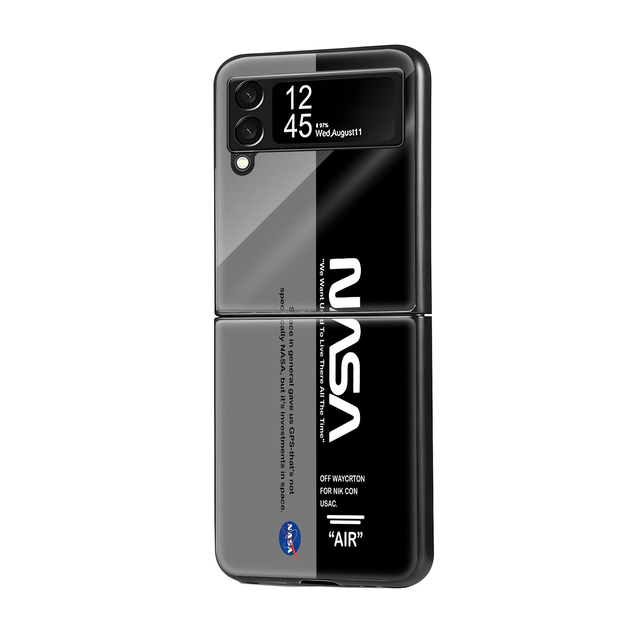 Nasa Samsung Z Flip Glass Case image 0 Main image