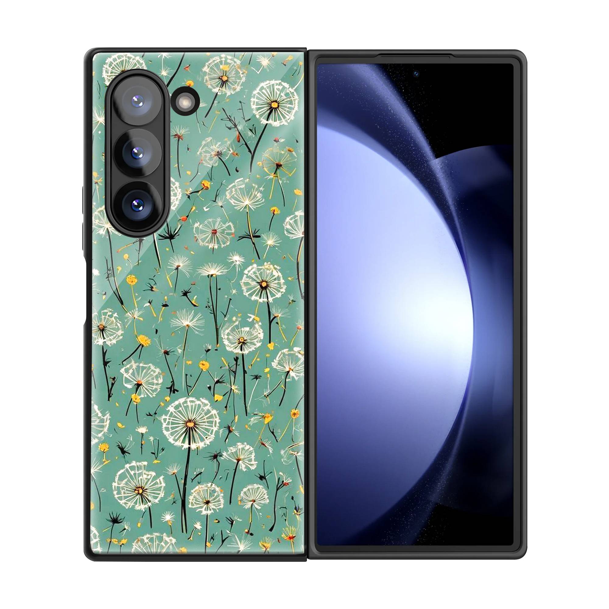 Dandelion Dreams Samsung Z Fold Glass Case image 2