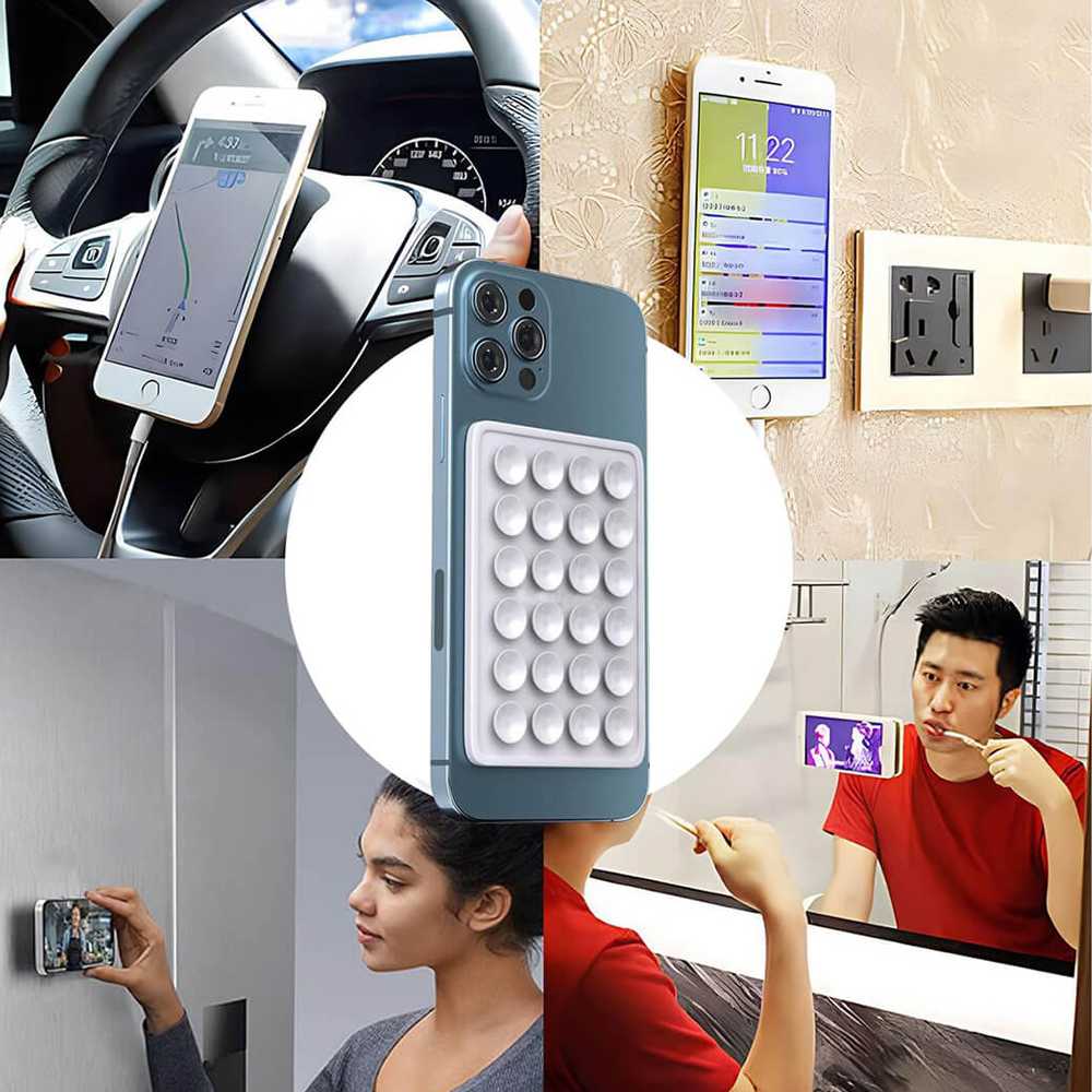 Silicone Sticky Grip Phone Holder – Multicolor
