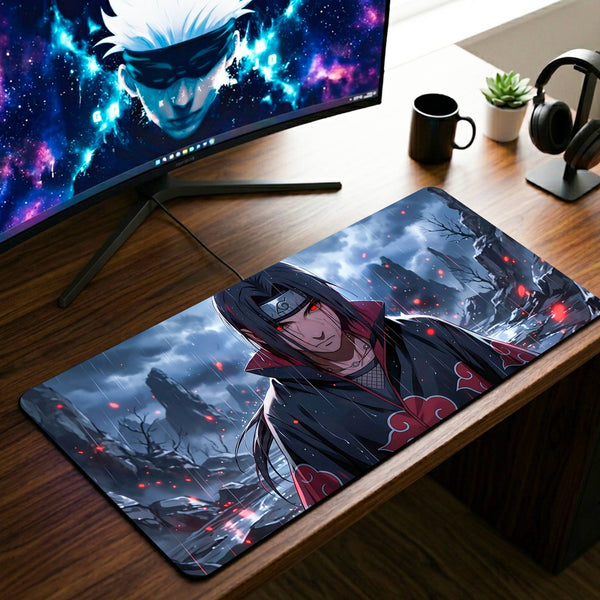 Itachi Uchiha Desk Mat - 11 x 23 Inch image