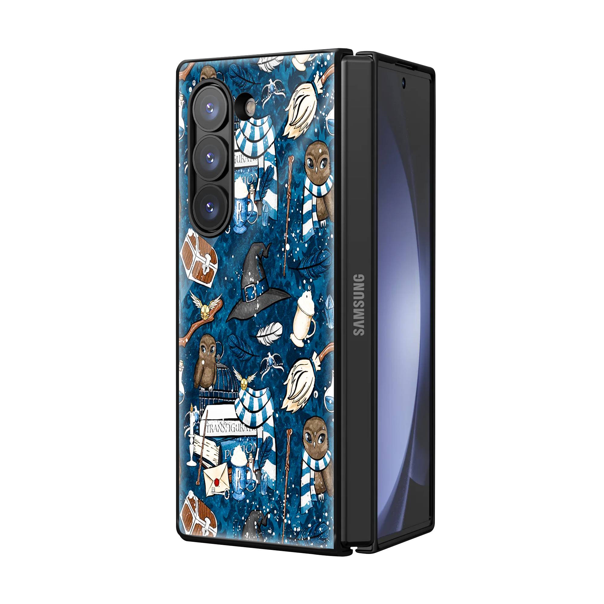 Aesthetic Harry Samsung Z Fold Glass Case Secondary image
