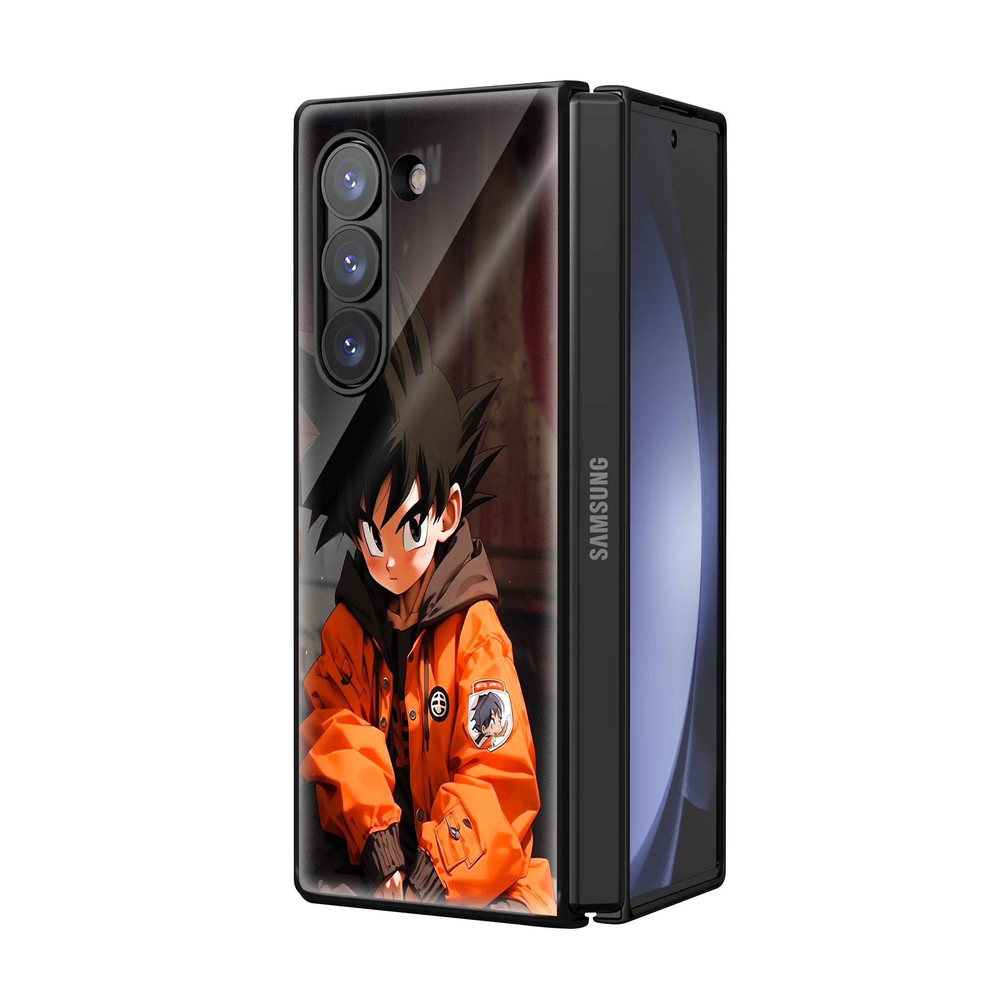 Goku Samsung Z Fold Glass Case Secondary image