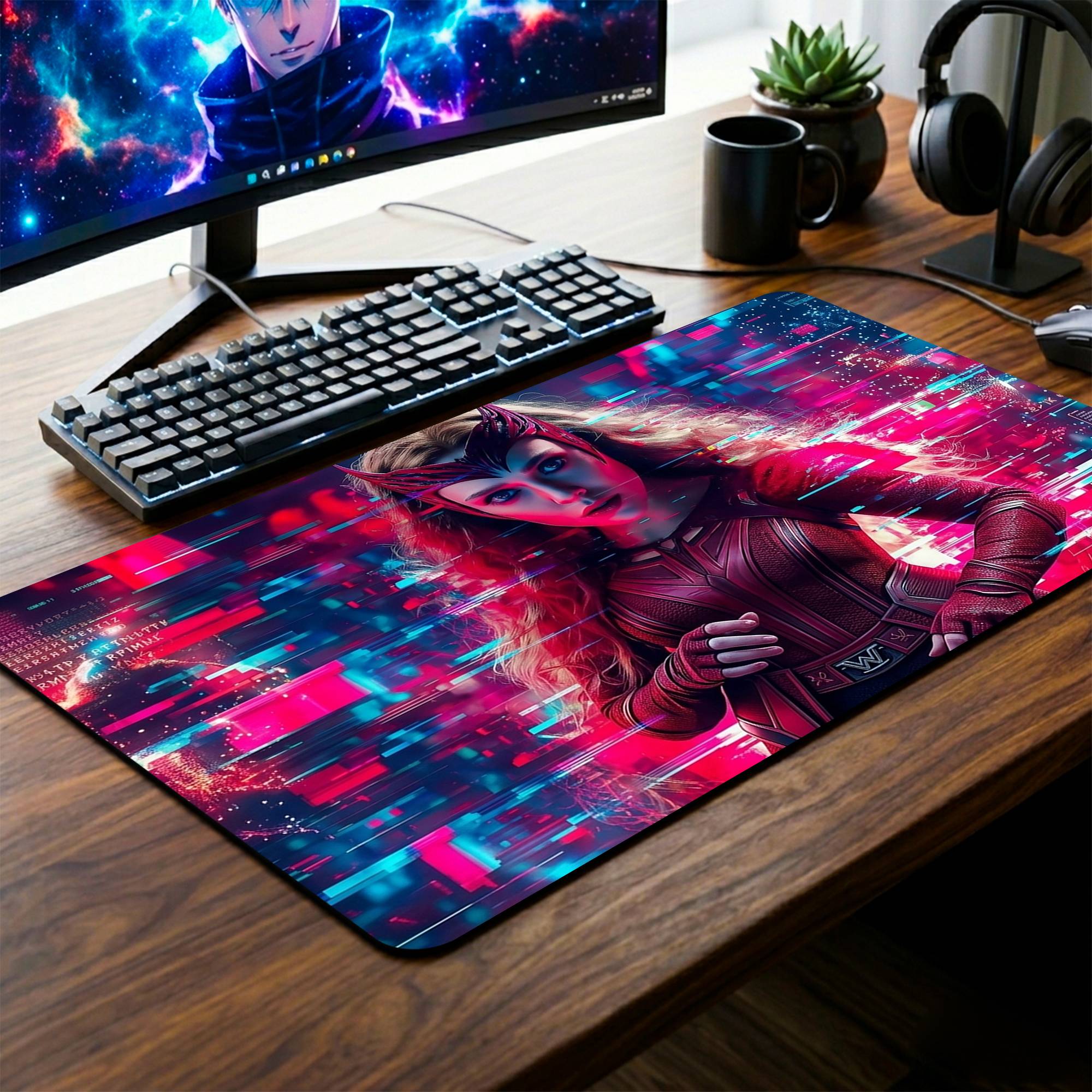 Wanda Maximoff Desk Mat - 14 x 23 Inch image