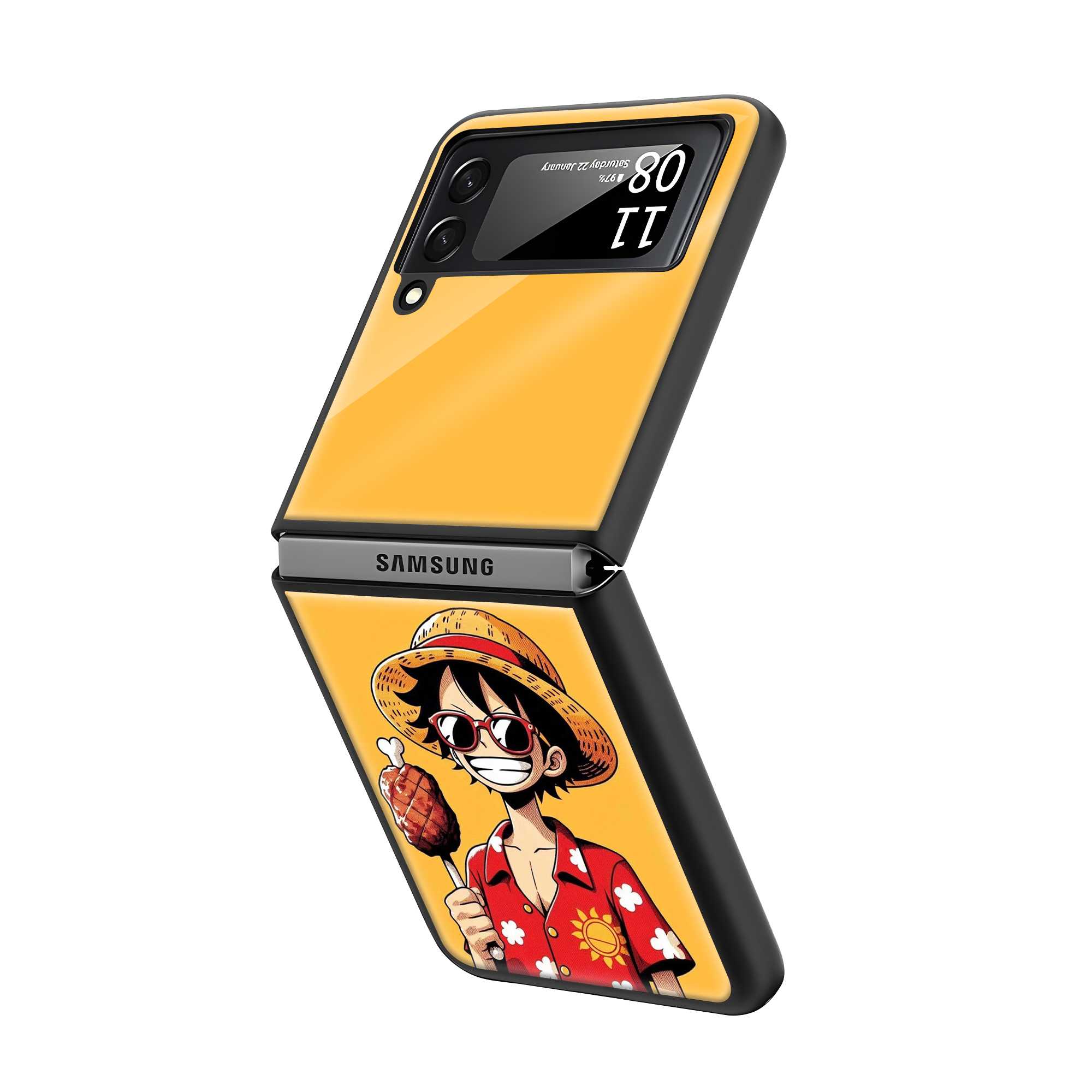 One Piece Samsung Z Flip Glass Case Secondary image