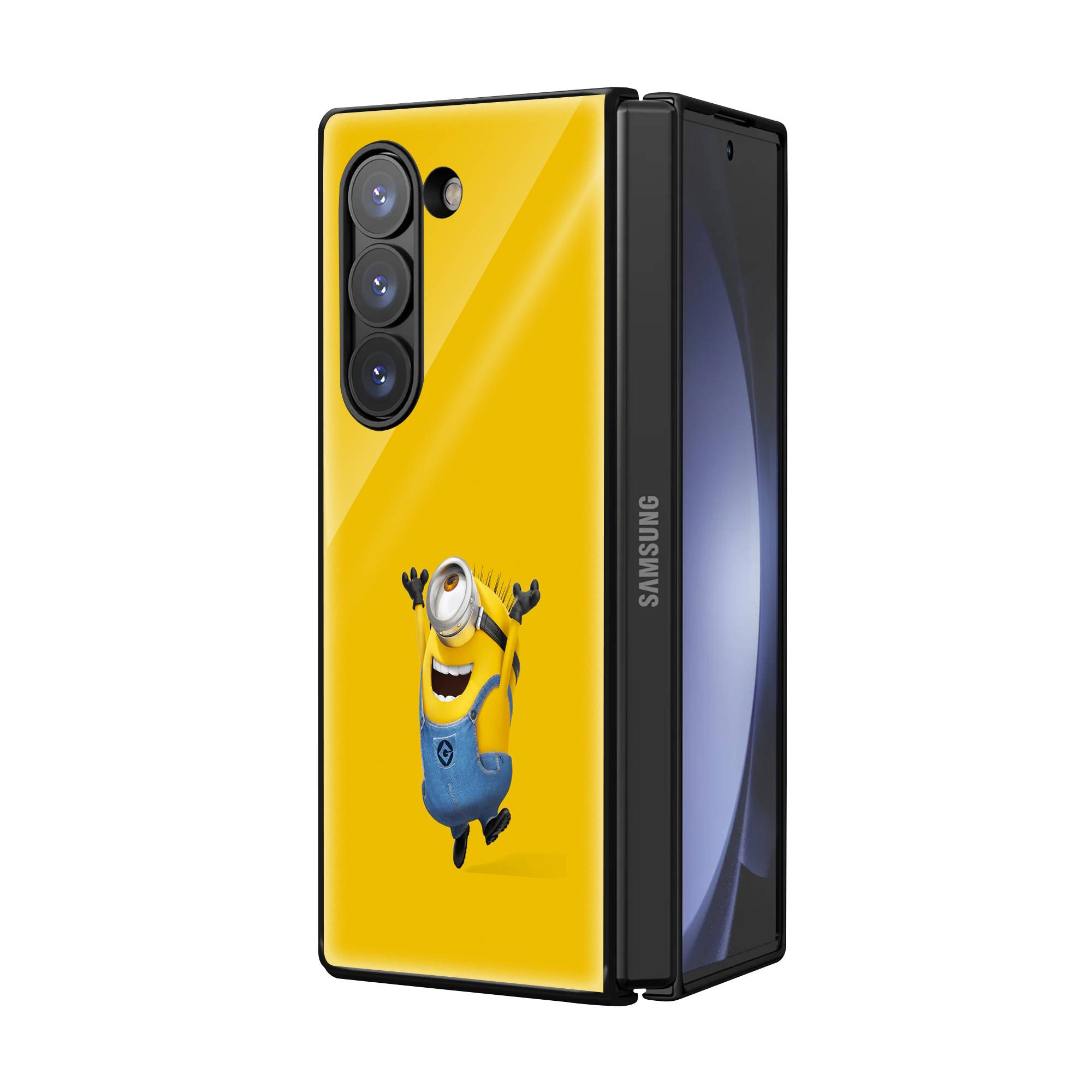 Minion Samsung Z Fold Glass Case image 1