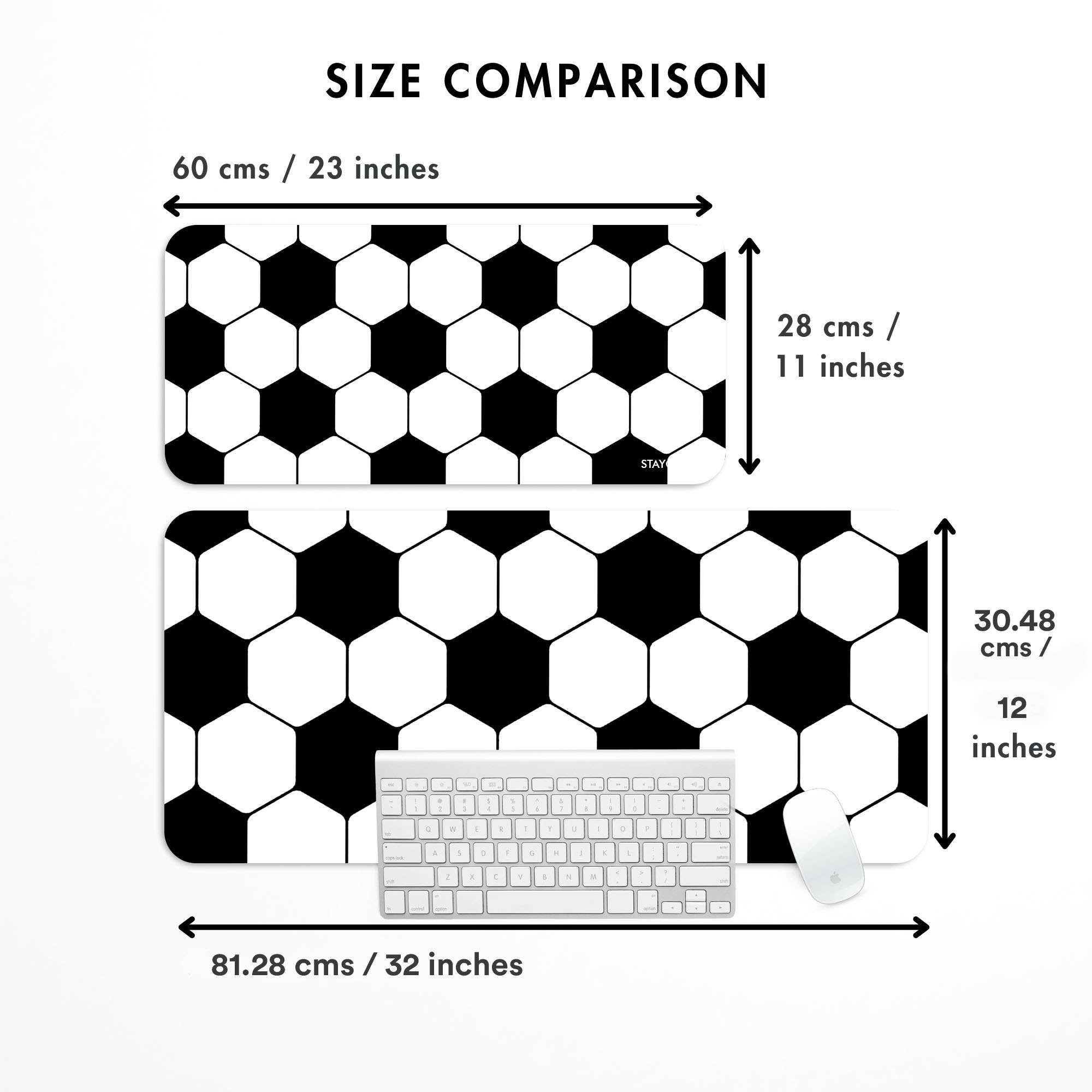 Soccer Ball Texture Desk Mat image 3