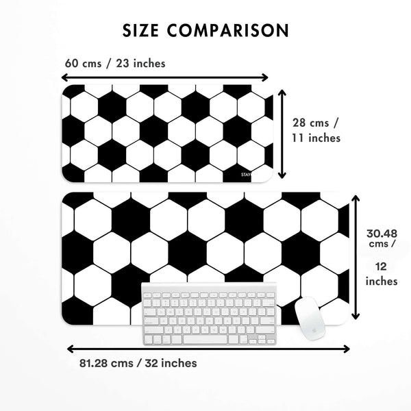 Soccer Ball Texture Desk Mat image 3