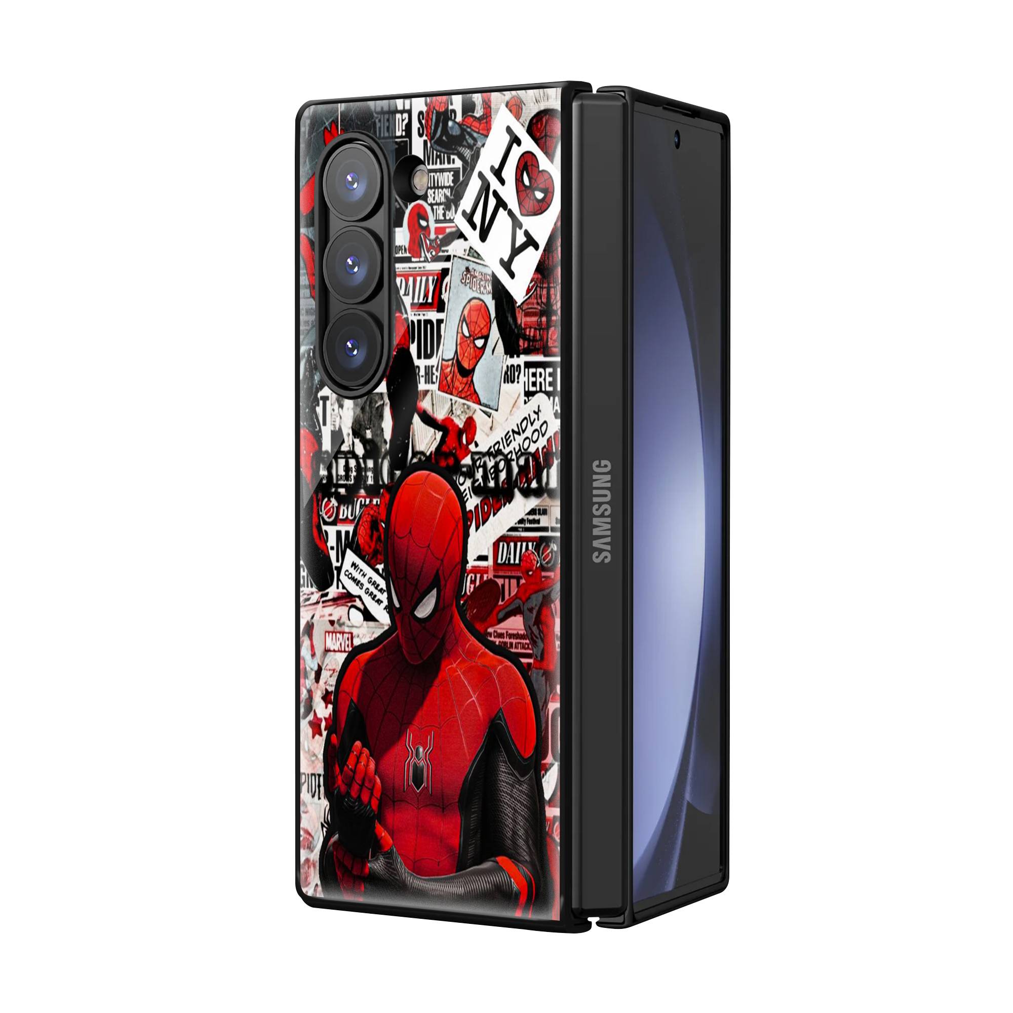 Spider-Man’s Theme Samsung Z Fold Glass Case Secondary image