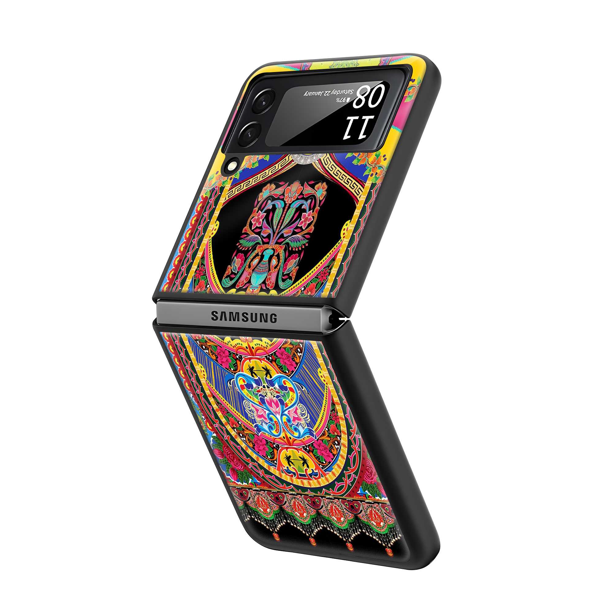 Truck Art Samsung Z Flip Glass Case Secondary image