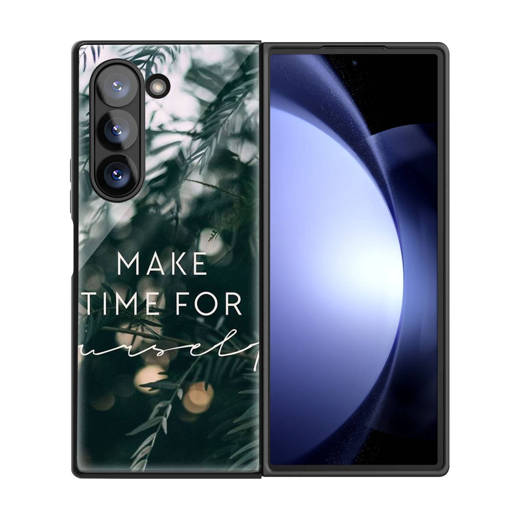 Time For Yourself Samsung Z Fold Glass Case image 2
