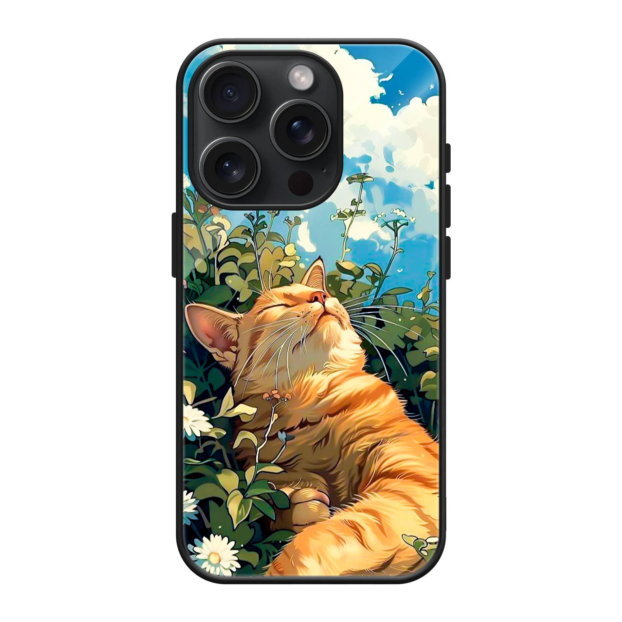 Garfield Sleeping Glass Case image 0 Main image