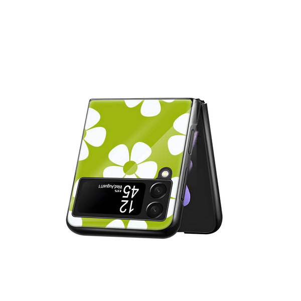 Modern Daisy Samsung Z Flip Glass Case image 2