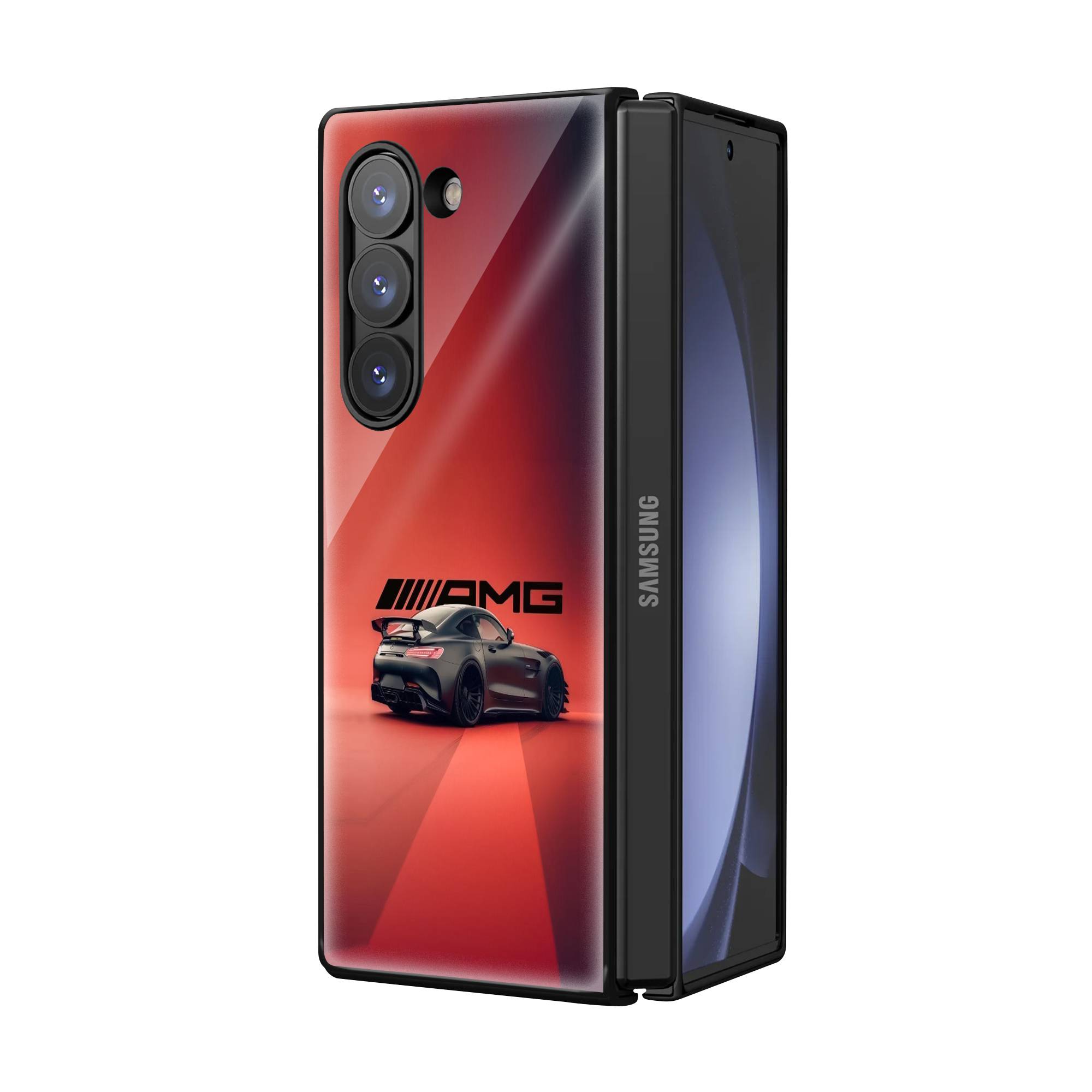 Mercedes Samsung Z Fold Glass Case Secondary image