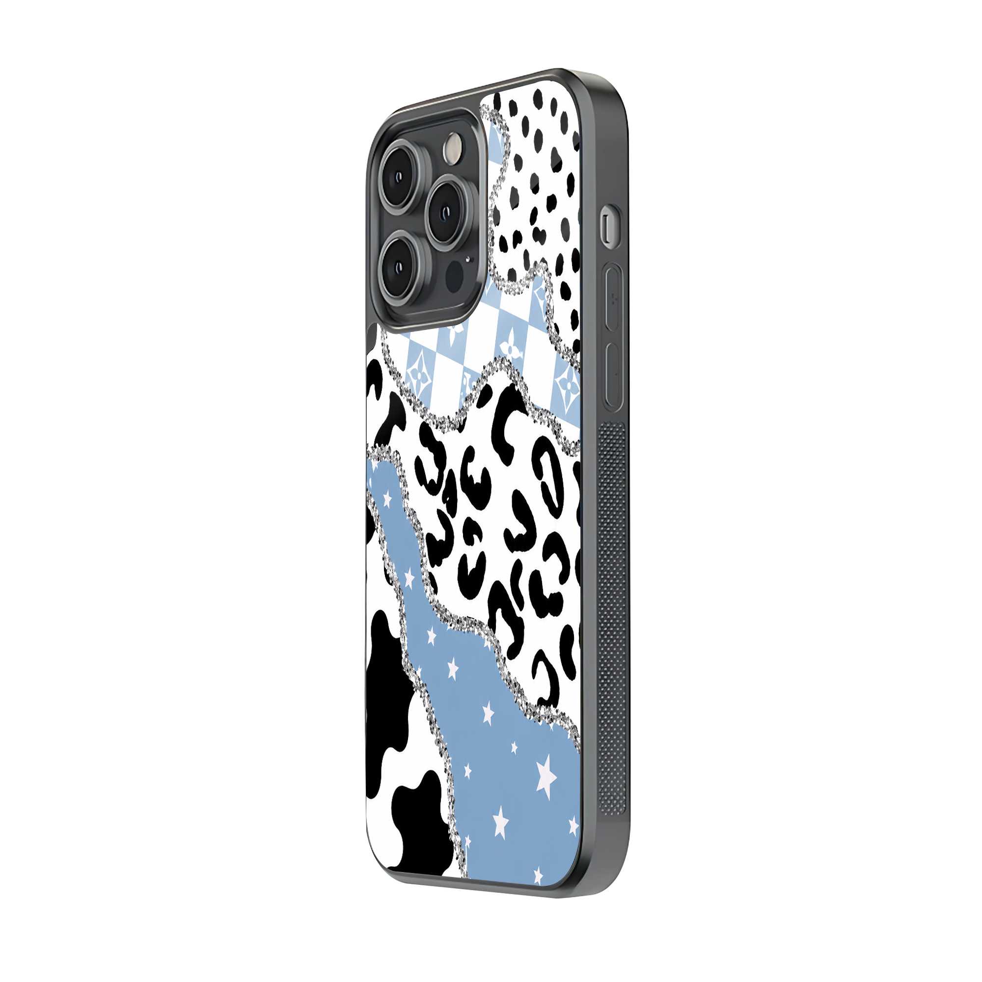 Blue Swag Glass Case image 1