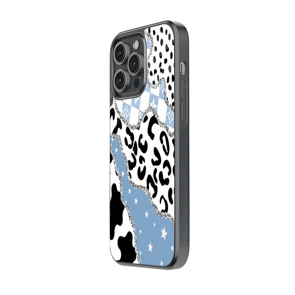 Blue Swag Glass Case image 1
