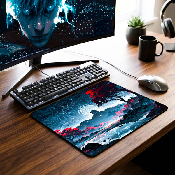 Magical Fortress Desk Mat - 7.5 x 9 Inch image