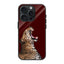 Leopard Minimalist Art Glass Case image 0