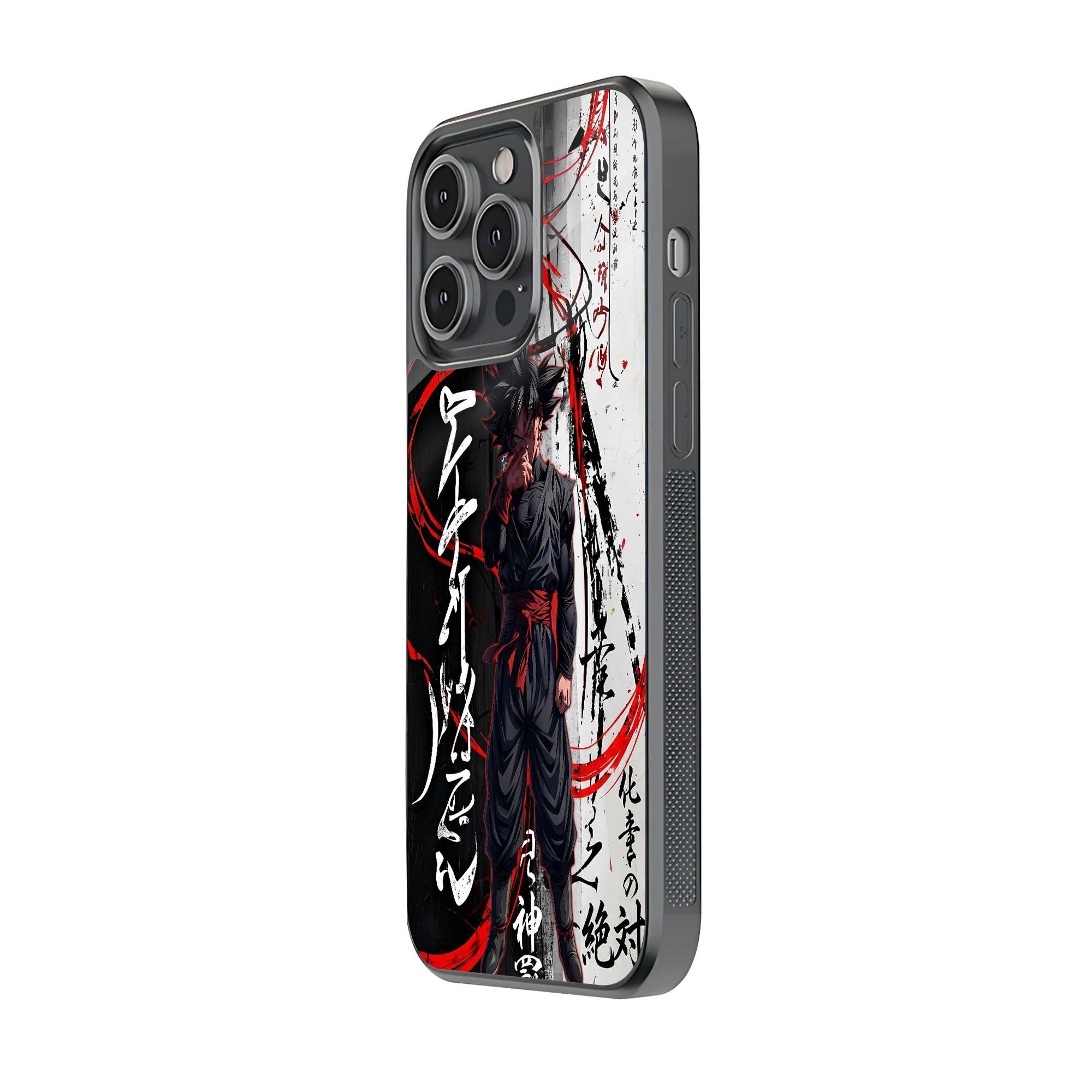 Dark Goku Glass Case Secondary image