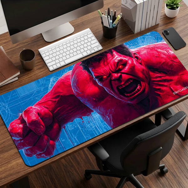 Red Hulk Desk Mat image 0