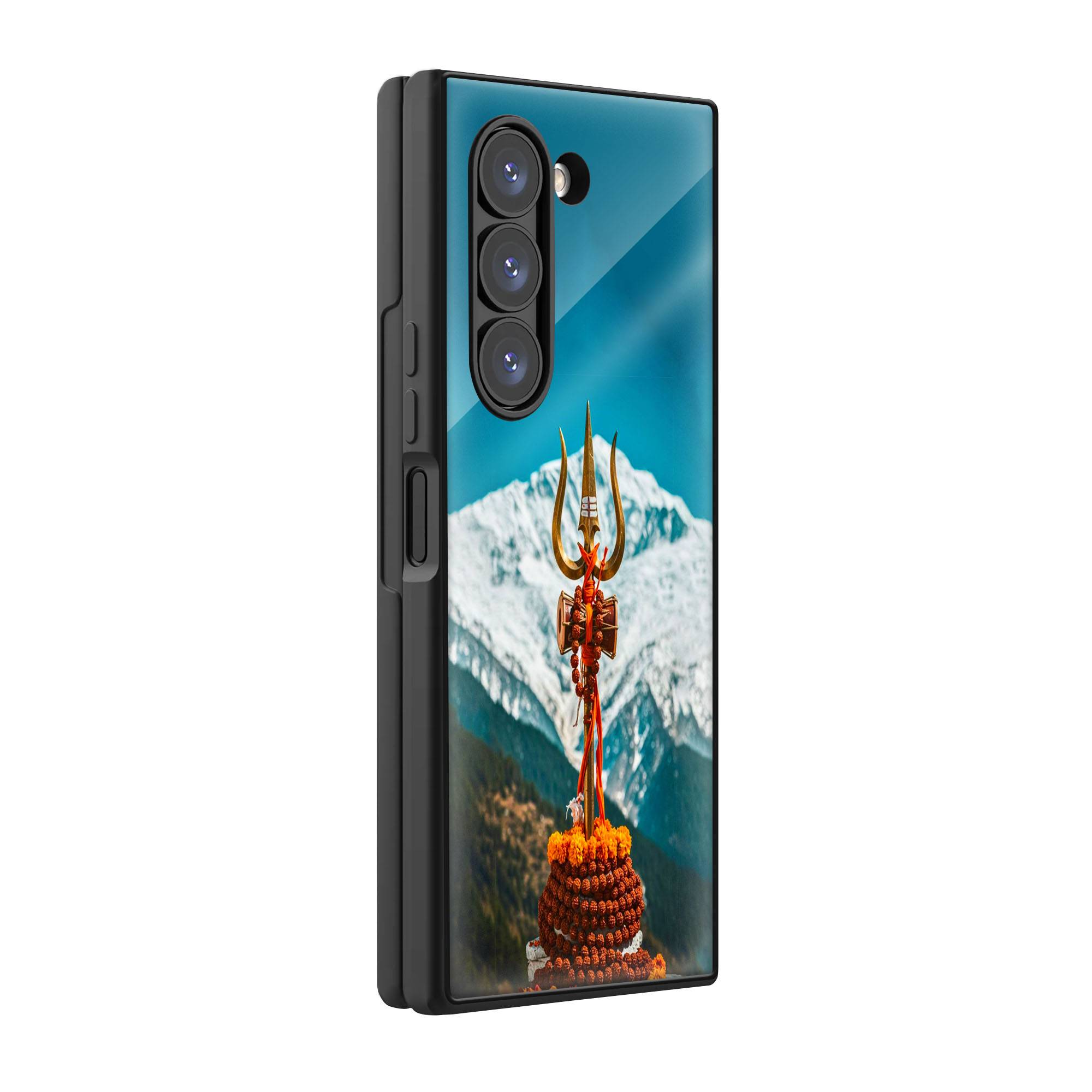 Trishul Shakti Samsung Z Fold Glass Case image 0