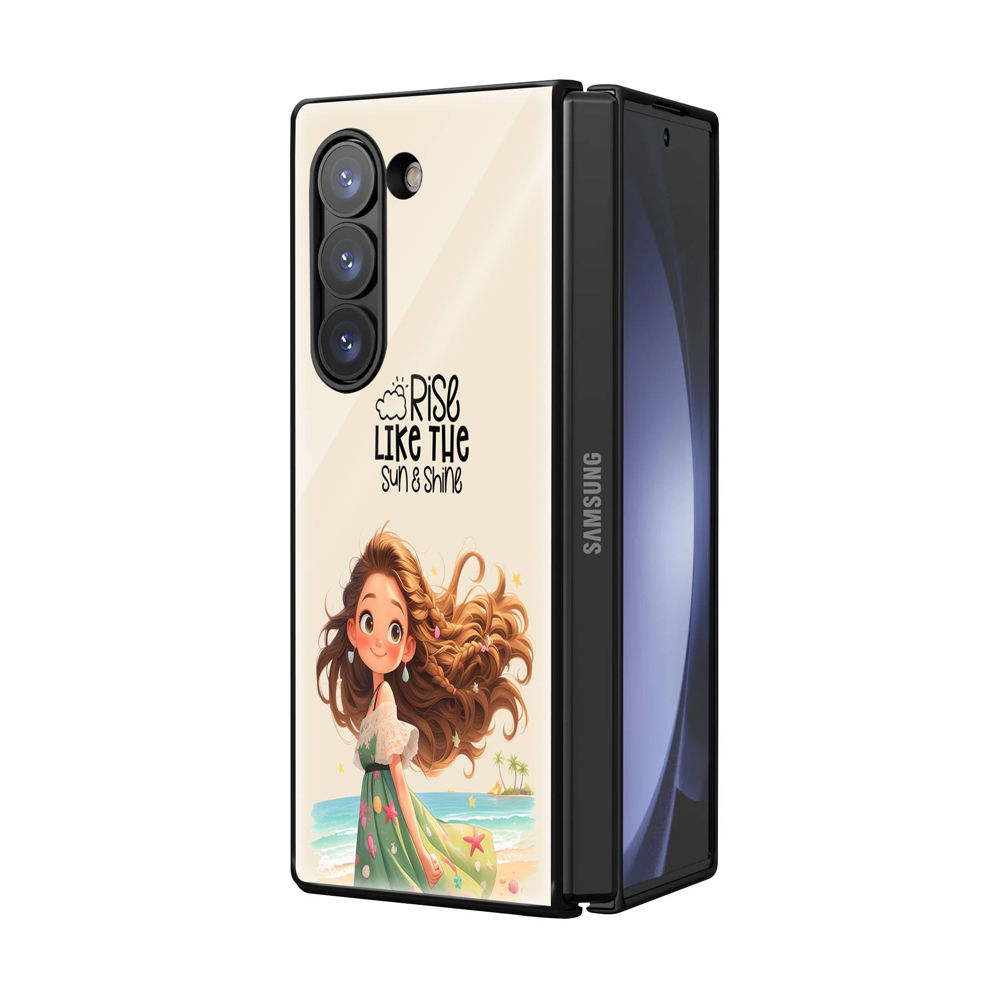 Sunshine Samsung Z Fold Glass Case Secondary image