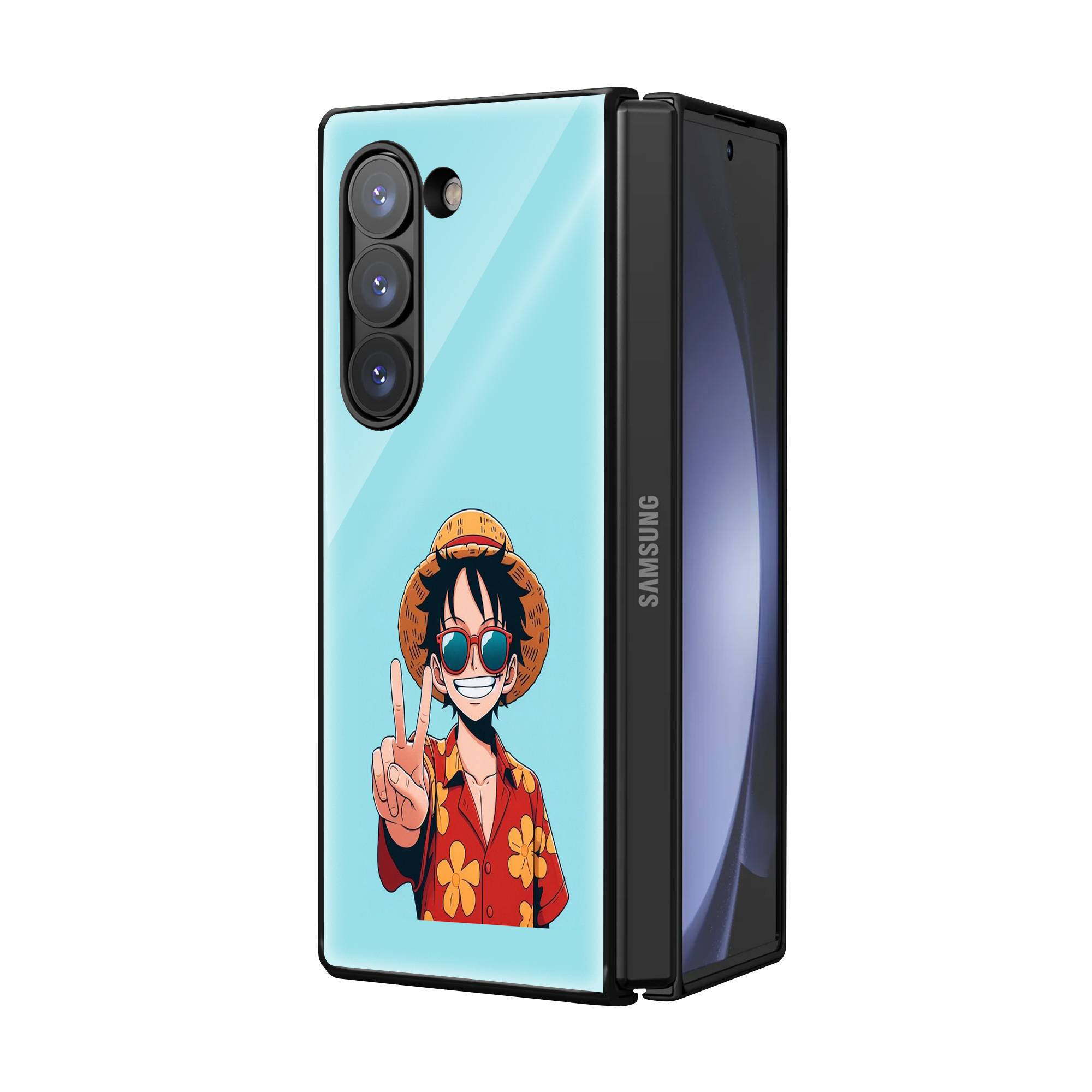 Manga Anime Samsung Z Fold Glass Case Secondary image
