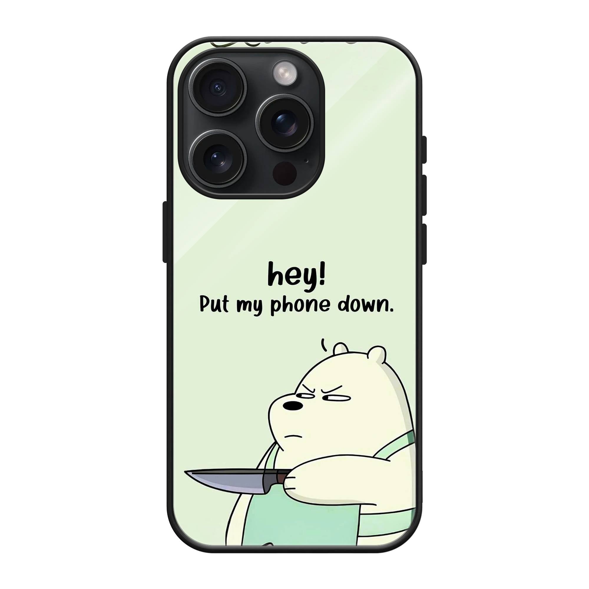 Hey Bear Glass Case image 0 Main image
