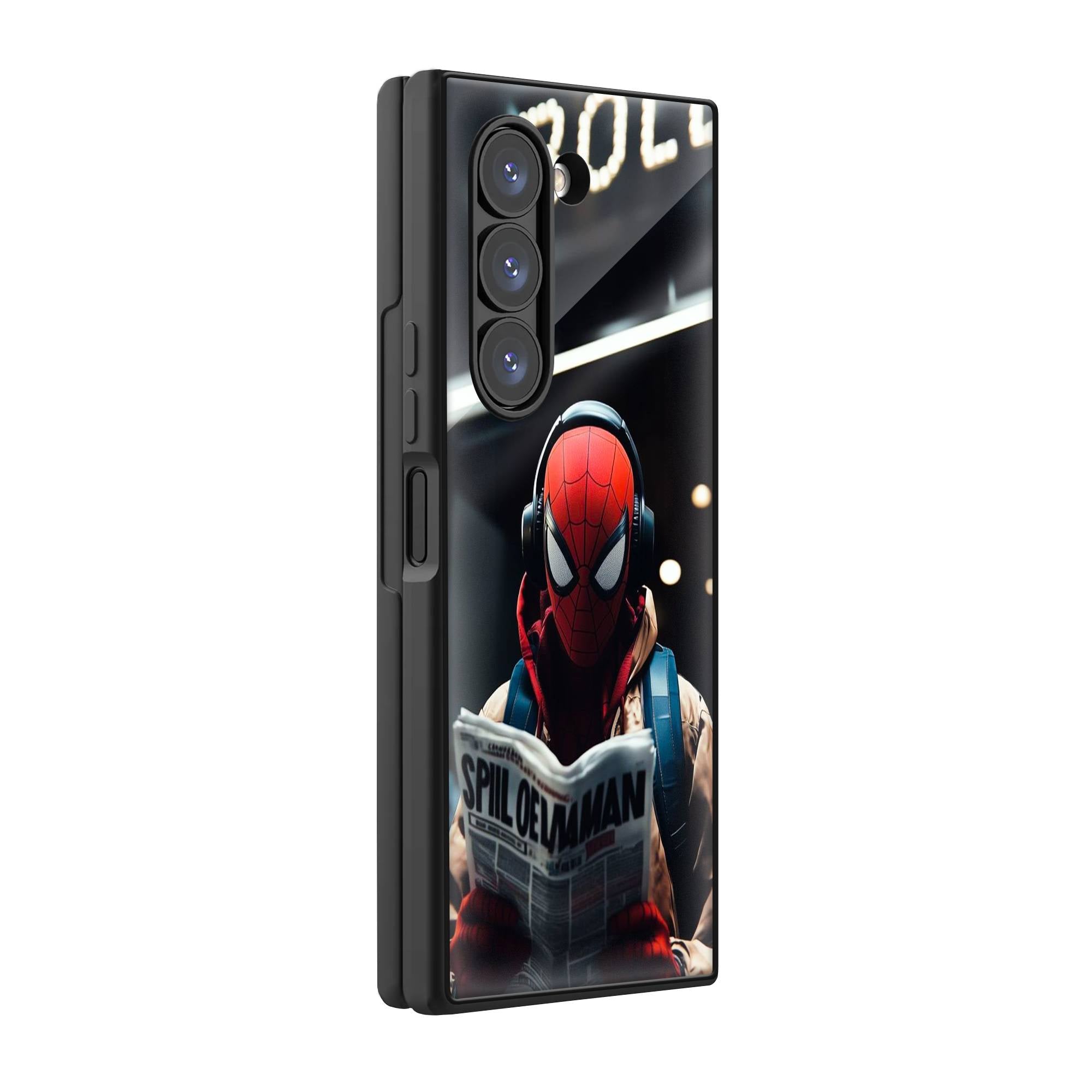 Urban Spidey Samsung Z Fold Glass Case image 0 Main image