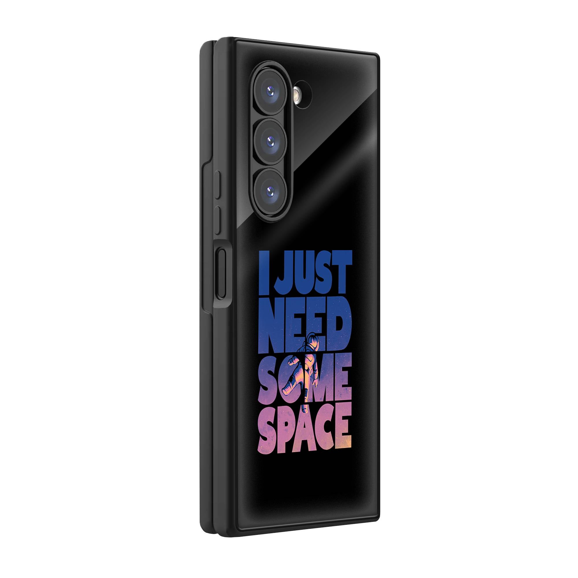 I Just Need Some Space Samsung Z Fold Glass Case image 0 Main image