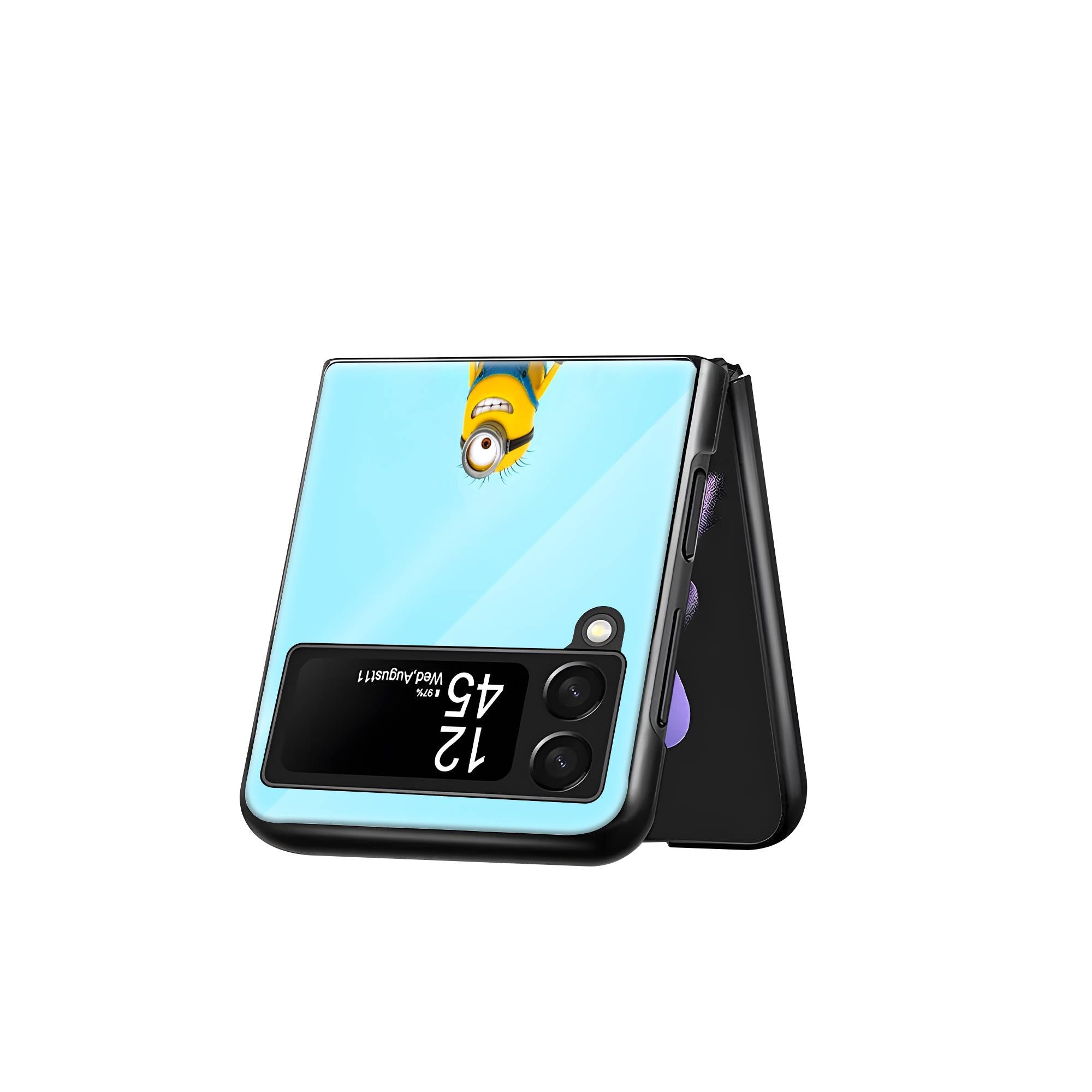 Minions Army Samsung Z Flip Glass Case image 2
