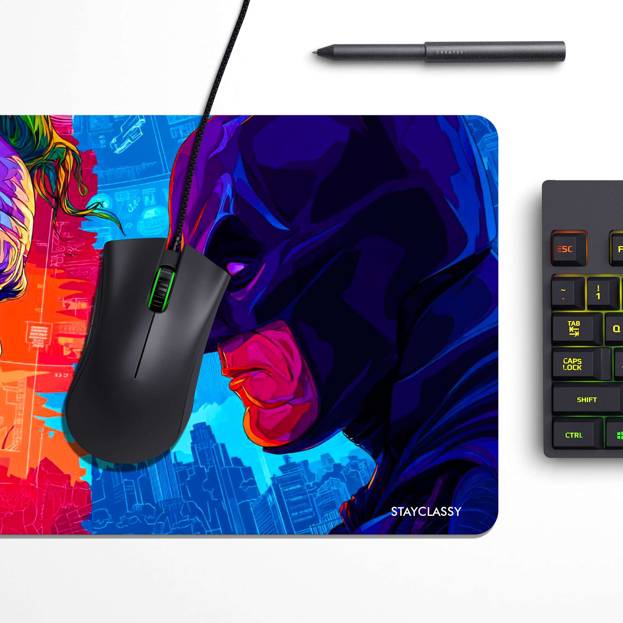 Batman VS Joker Desk Mat image 2