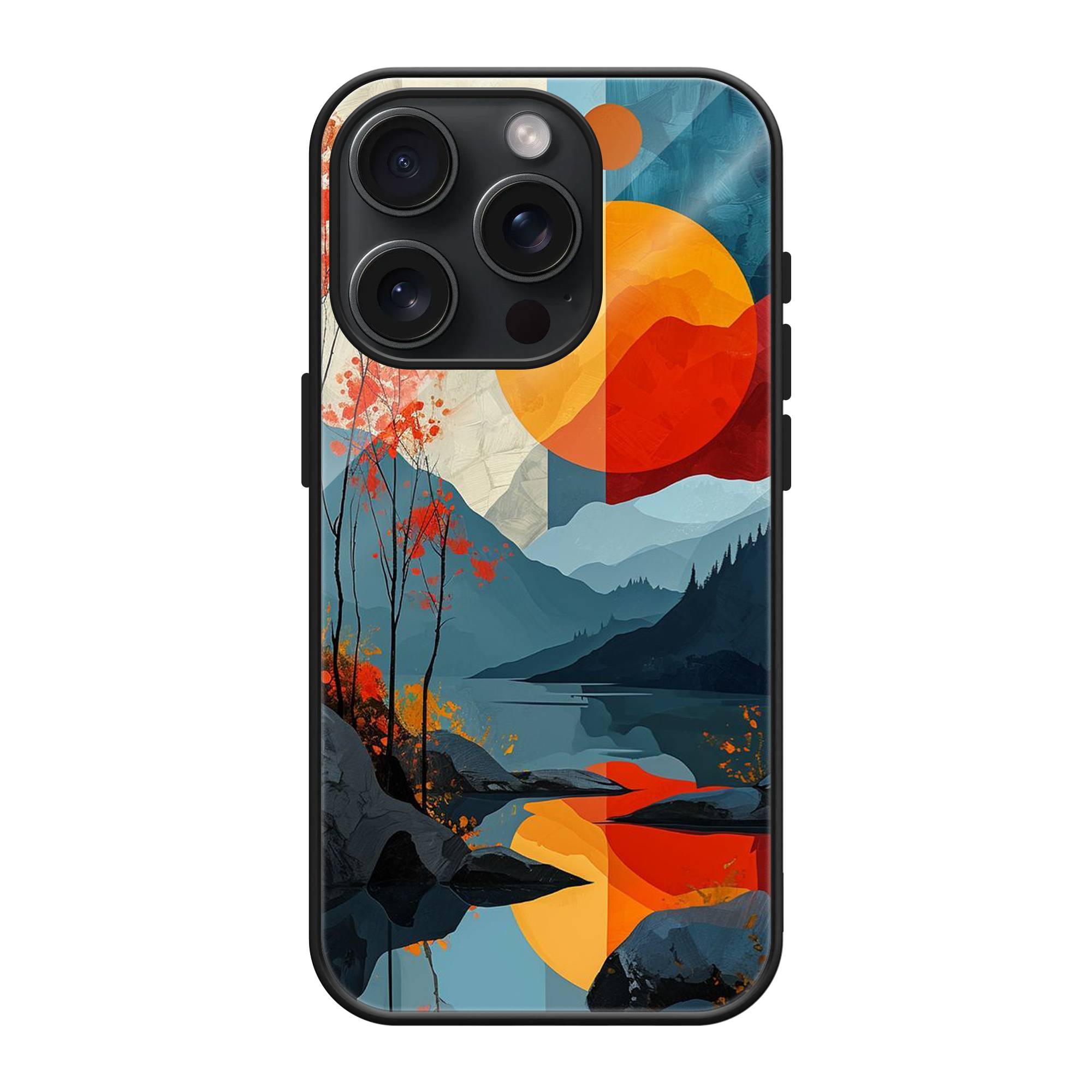 Autumn Mountain Glass Case image 0 Main image