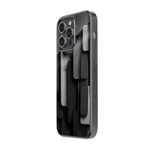 Black Texture Glass Case image 1