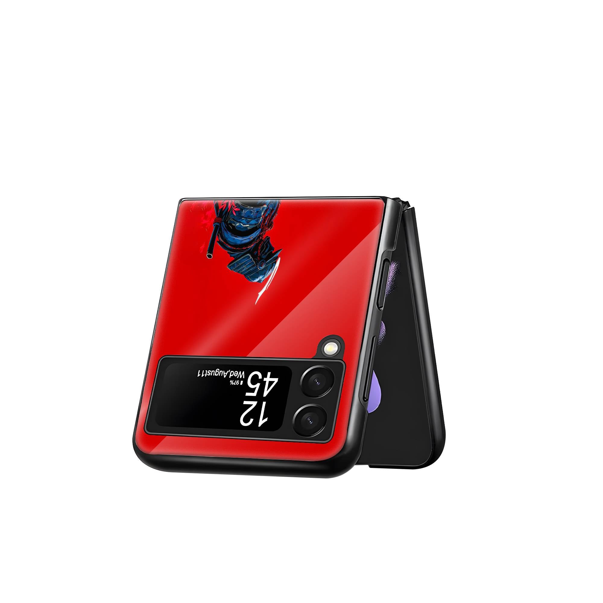 Silent Warrior Samsung Z Flip Glass Case image 2