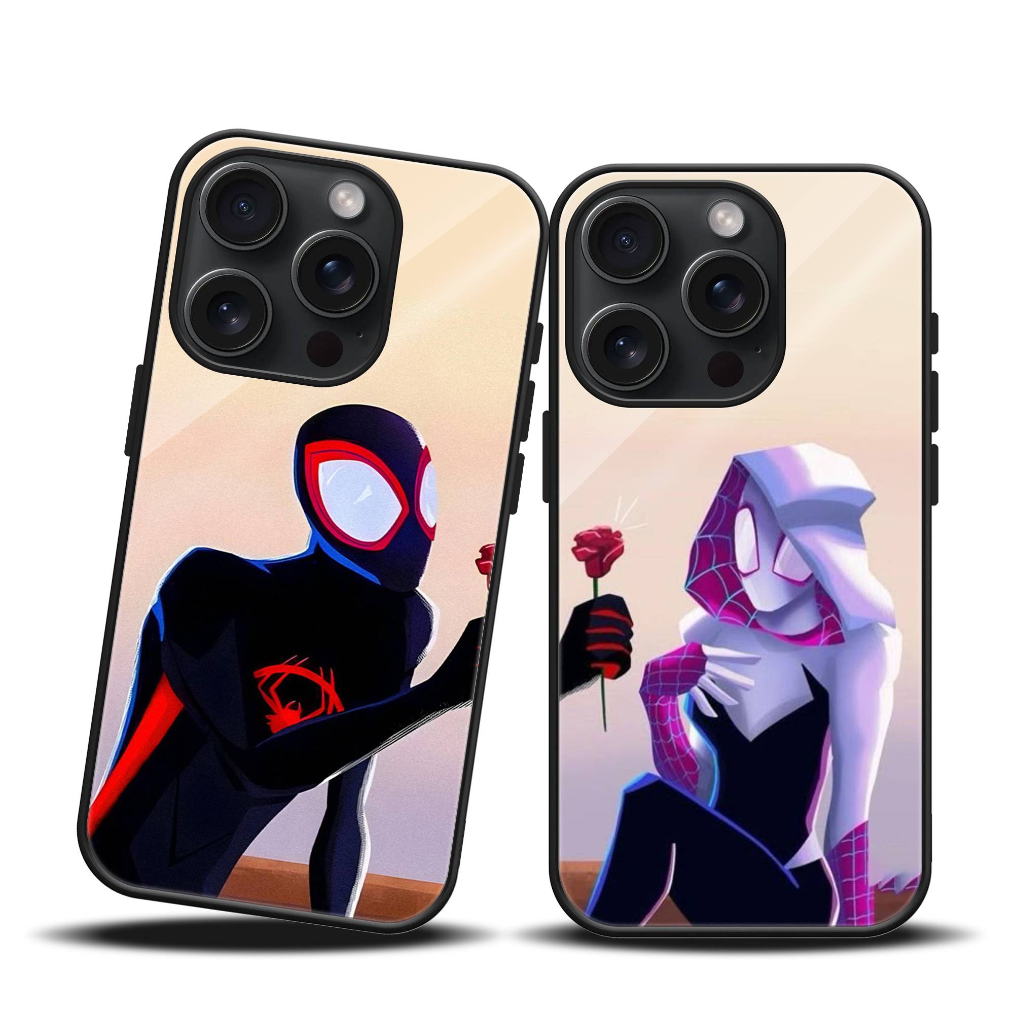 Web of Love Couple Mobile Case image 0