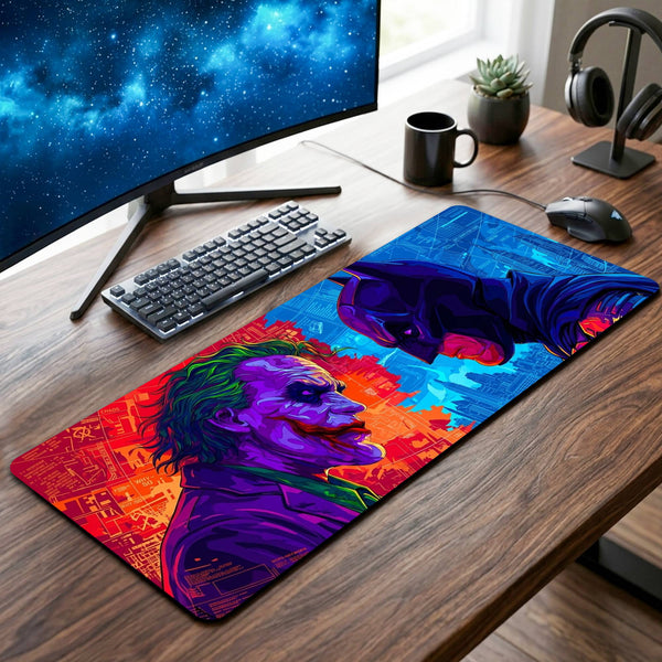 Batman VS Joker Desk Mat - 12 x 32 Inch image
